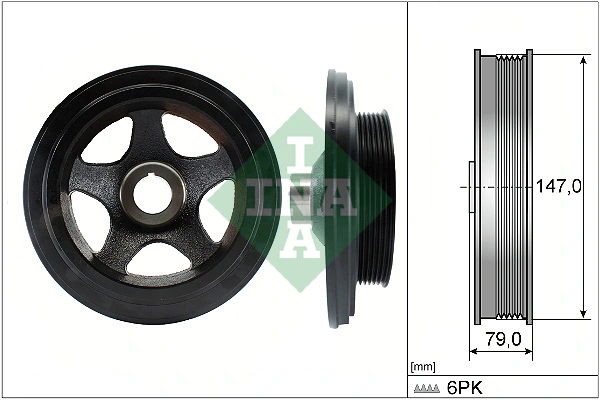Belt Pulley, crankshaft